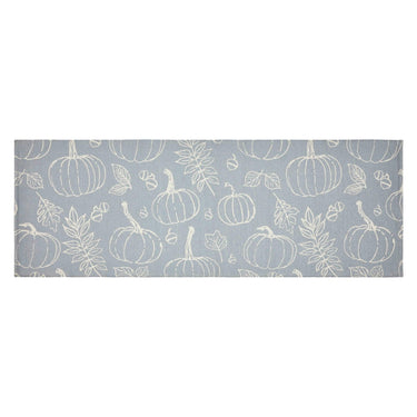Silhouette Pumpkin Grey Indoor/Outdoor Rug Rect 17x48 - The Fox Decor